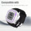 Μαύρο λουράκι σιλικόνης συμβατό με Garmin Forerunner 10/15 - Άνεση και Στυλ 4