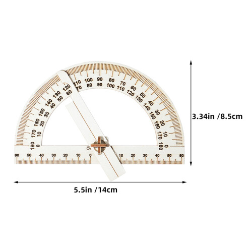 4 Stuks Kit Hoekmeter Liniaal Kaki 1
