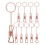 10Pcs Compact Number Holders Metal Memo Clips for Decor 11