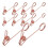 10Pcs Compact Number Holders Metal Memo Clips for Decor 7