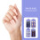 400 Stuks Gel Nail Tips Hars Wit Voor Lengte 8