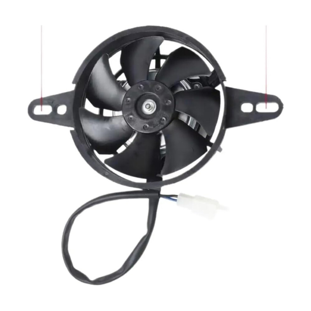 Electric 12V Motorcycle Cooling Fan Oil Cooler Engine Radiator For Honda Yamaha Suzuki Kawasaki Atv Motocross 9084446358032