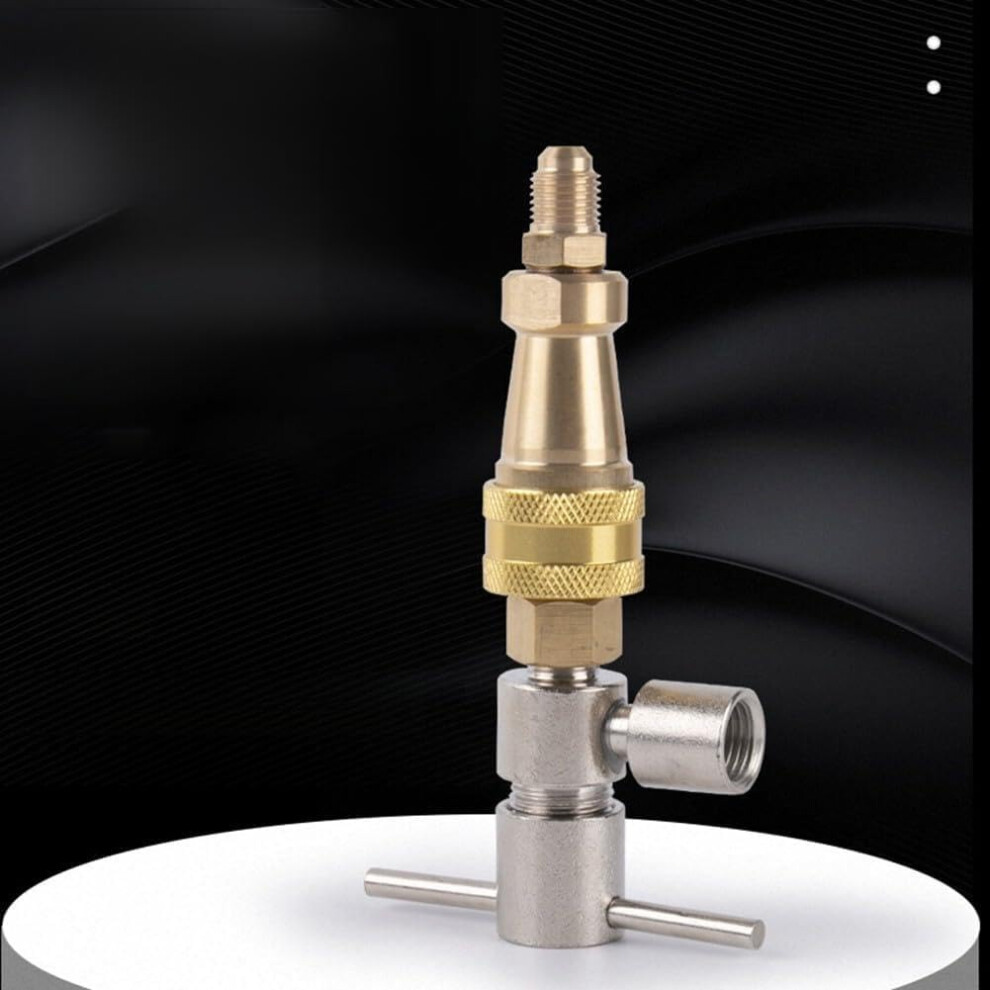 Brass Refrigerator Quick Connector 1/4 Inch Copper Material For Air Conditioner And Furnace Split Systems 9393856276240