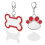 2-Pack Tag Voeder Heat Transfer 5,5X4,5 Cm Rood 7