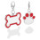 2-Pack Tag Voeder Heat Transfer 5,5X4,5 Cm Rood 8