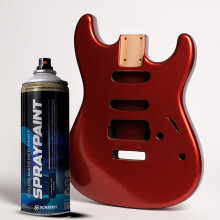 Crimson Red Nitrocellulose Guitar Finish Spray High Gloss 400ml Aerosol