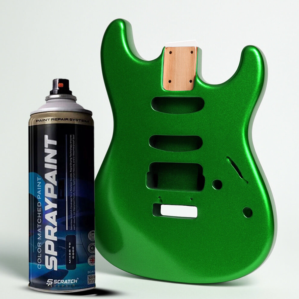 Lime Green Nitrocellulose Guitar Finish Spray High Gloss 400Ml Aerosol 5060934195154