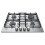 Hotpoint Hotpoint PPH60GDFIXUK 59cm Gas Hob - Silver 1