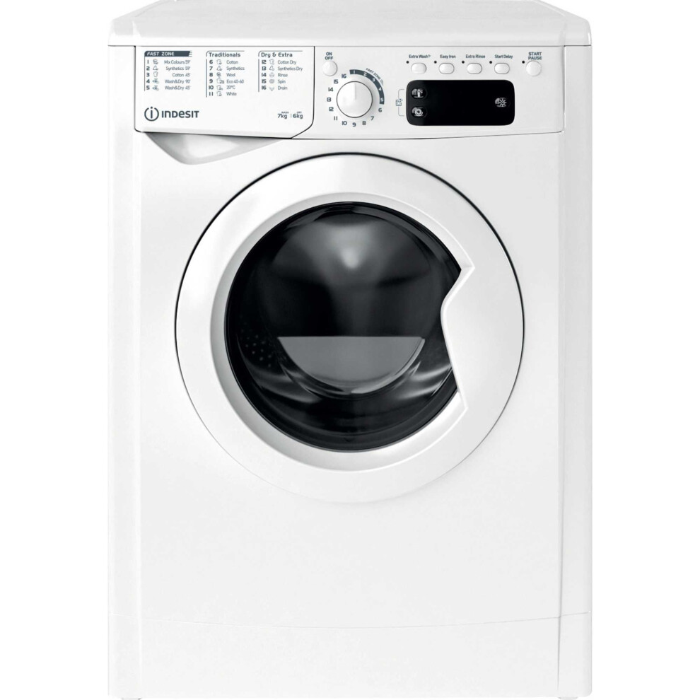 Indesit Ewde761483wuk 7Kg Wash 6Kg Dry 1400Rpm Washer Dryer EWDE761483WUK - Image 3