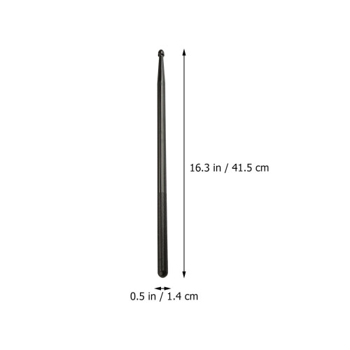 Drumsticks Mit Grip Schwarz 1 Paar 2