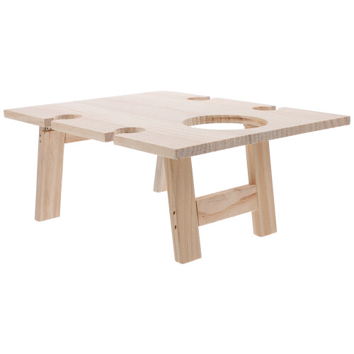Folding Wine Table Square Snack