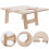 Folding Wine Table Square Snack 3