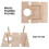 Folding Wine Table Square Snack 11