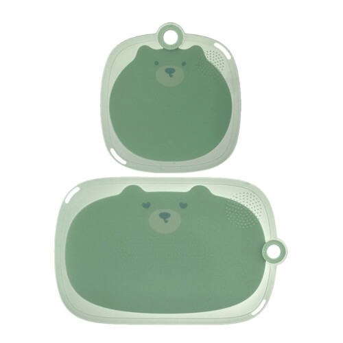 2Pièces À Découper Cuisine Vert Antidérapantes Résistantes