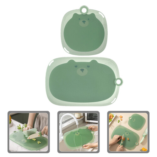 2Pièces À Découper Cuisine Vert Antidérapantes Résistantes 1