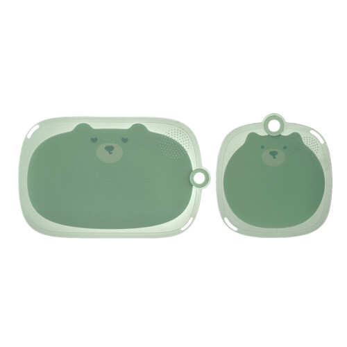 2Pièces À Découper Cuisine Vert Antidérapantes Résistantes 2