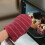 Ovenhandschuhe Sicherheitshandschuhe Backen Rot Baumwolle 11