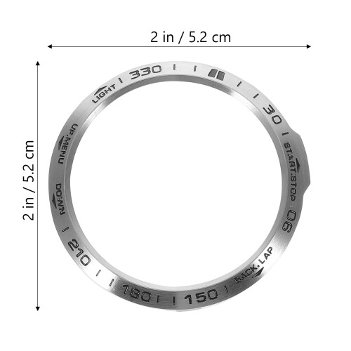 1Pack Stoßfester Edelstahlring Kompatibel Mit Fenix 6X 1