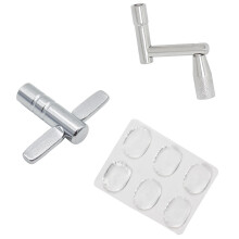Universal Drum Tuning Key Drum Pad Rund 1 Set 4,7x3,6x1 Zoll