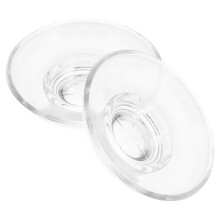 2 Stück Keramik Seifenschale Rund Glas Badezimmer Zubehör