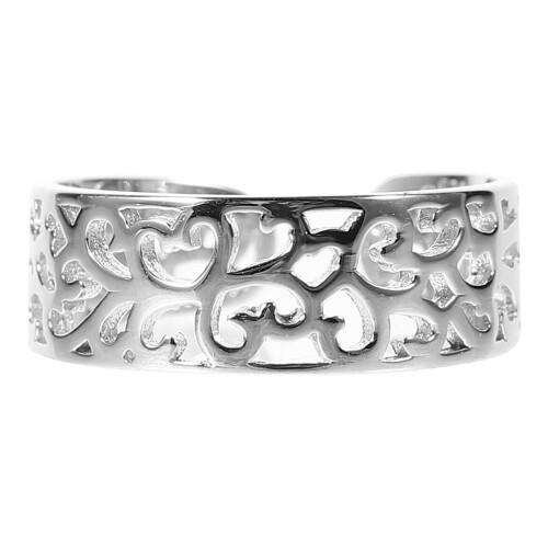 1 Zehenring Mode Hohler Ring Schmuck Silber