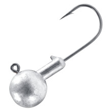 Jig Heads 10g 10pcs Metallic Nickel For Soft Lure Fishing Bass Trout Freshwater Saltwater