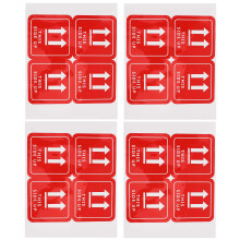 Raindrops 16 Breekbare Stickers Voor Verzendlabels En Dozen