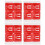 Raindrops 16 Breekbare Stickers Voor Verzendlabels En Dozen 1