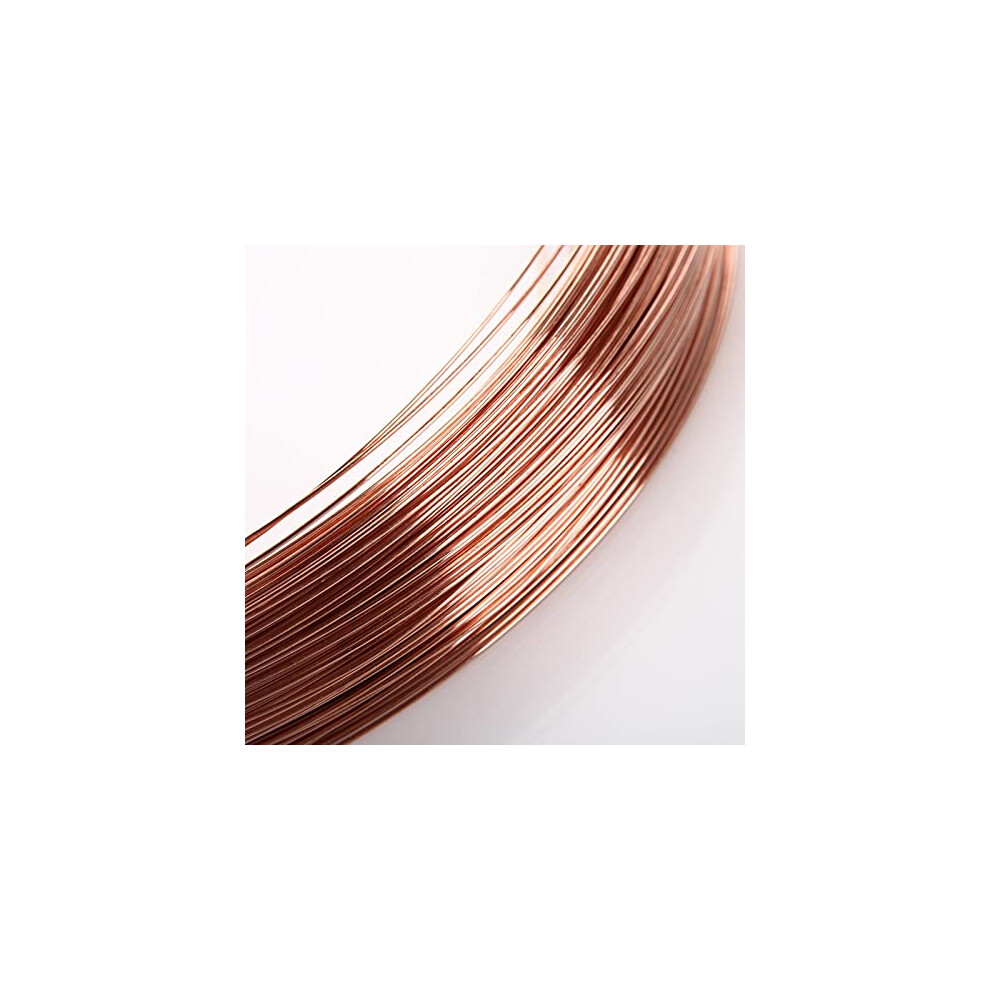 Copper Wire Bare T2 Red Copper, Diameter 0.2-5 Millimeters, Lengths 1 Meter, 2 Meters, 5 Meters 9084446360141