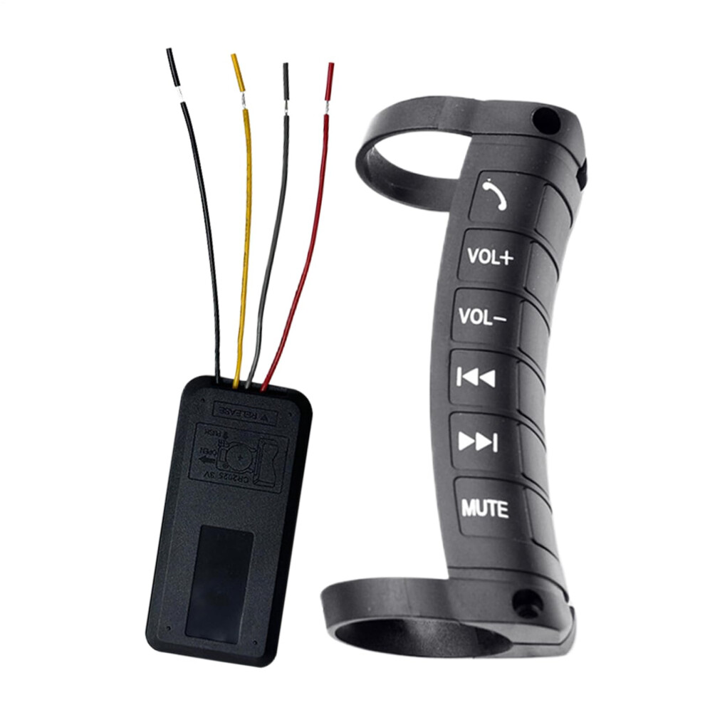 Car Steering Wheel Button Remote Control Automotive Wireless Media Button Portable Wireless Media Controller For Sedan Truck Rv 9393856278732