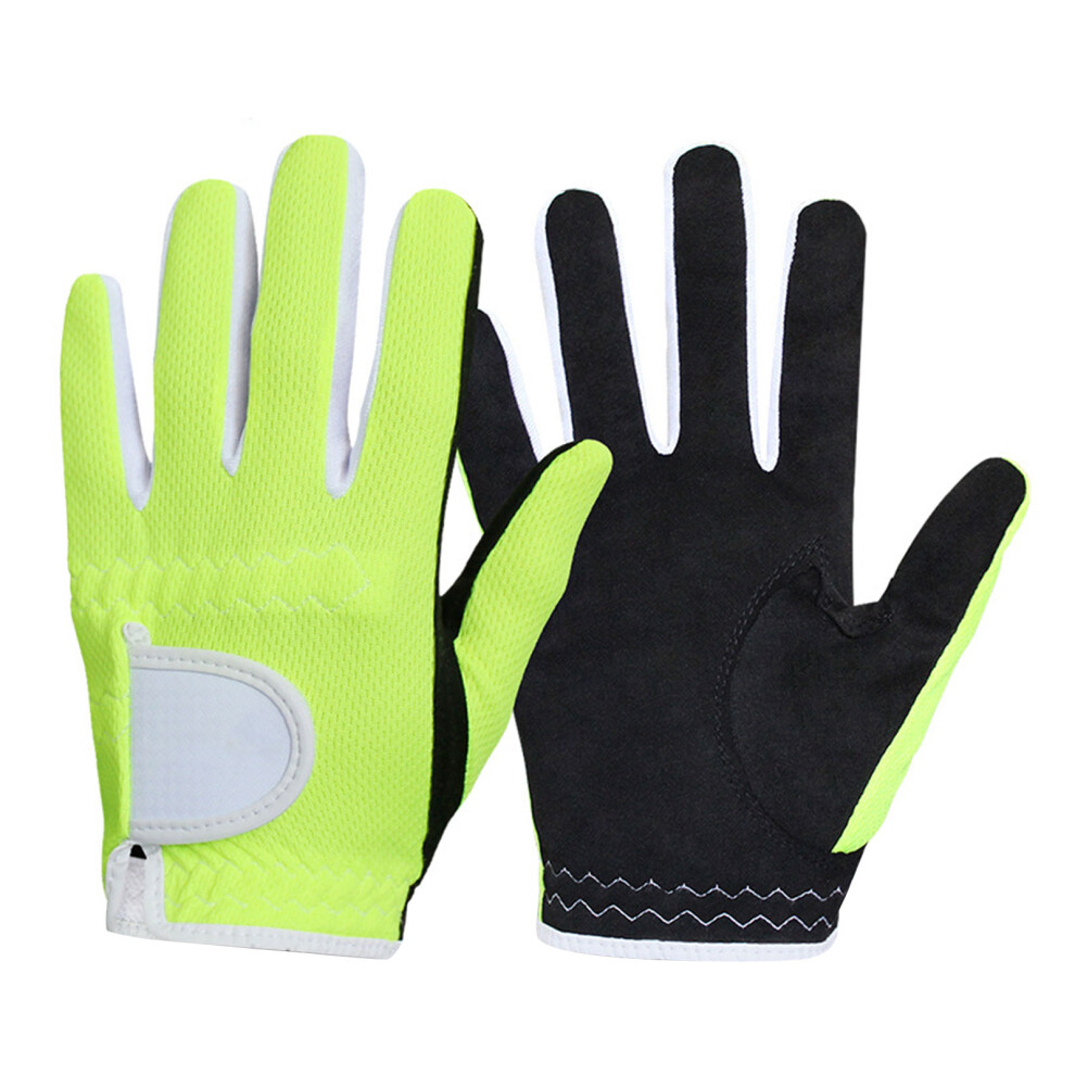 Junior Golf Gloves Comfortable Golf Gloves Kids-bright green XL-image-OPC-PM5WVY6-NEW