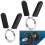 2Pcs Barbell Bar Clamp Spring Collar Clips Gym Weight-Silver 7