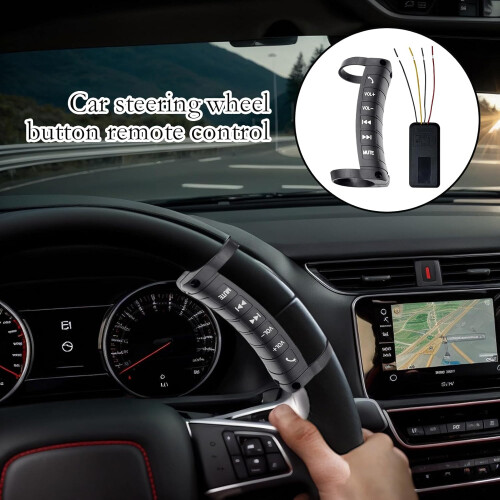 Button Remote Control Automotive Wireless Controller DVD Nav Button Portable Steering Wheel Controller Sedan Truck RV 2