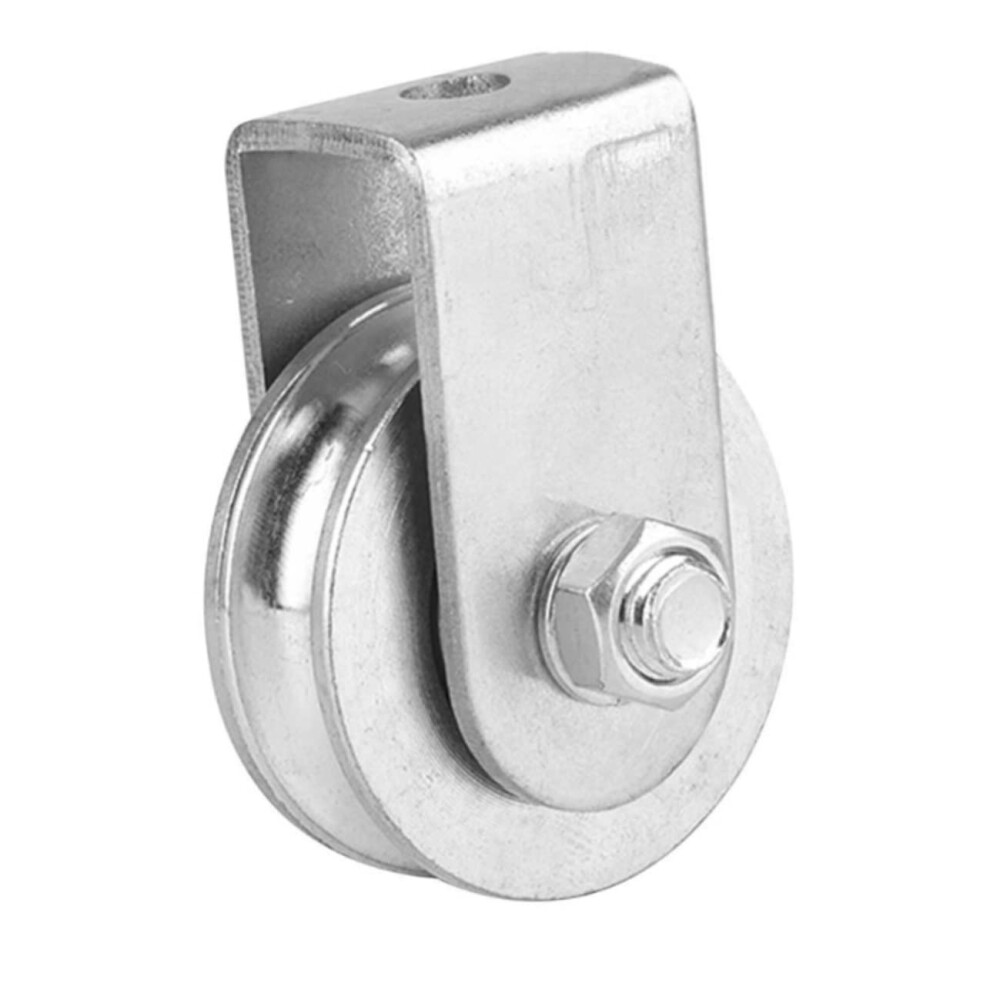Steel Wire Towing Wheel Pulley Single Pulley Block Load Bearing Lifting Wheel Steel Construction 9354506228774