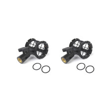 Microphone Shock Mount Universal Black Two Piece Set For Handheld Microphone