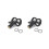 Microphone Shock Mount Universal Black Two Piece Set For Handheld Microphone 1