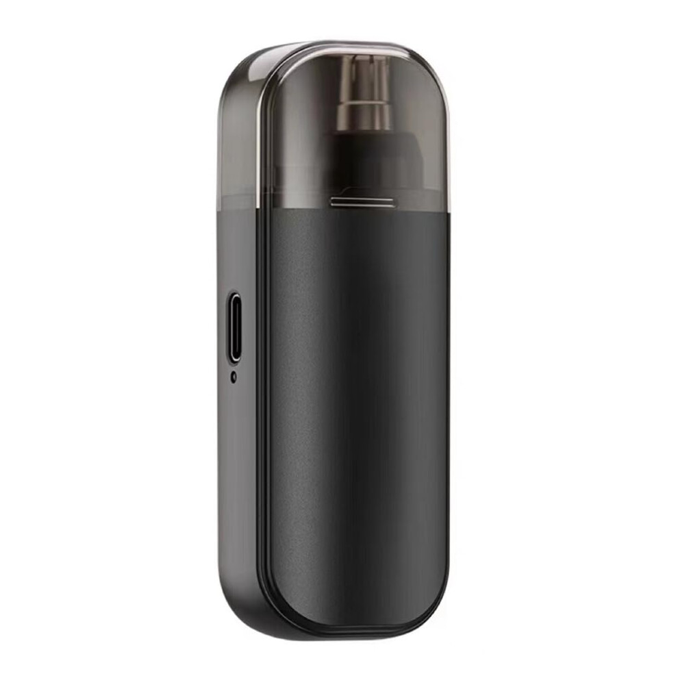 Nose Hair Trimmer 2-In-1 Nasal Hair Cutter Electric Portable Rechargeable Dust Protection Cap Black
