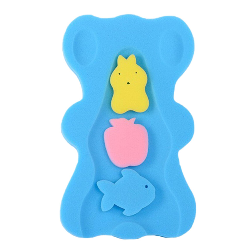 Baby Bath Sponges For Newborns, Ergonomic PP Bath Sponges, Soft Absorbent Sponges For Babies And Toddlers