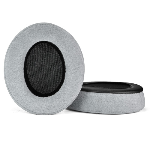 Set med 2 öronkuddar i mocka Memory Foam för Logitech G Pro X