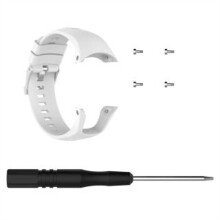 Curea ceas Suunto Spartan Trainer Wrist HR din silicon White