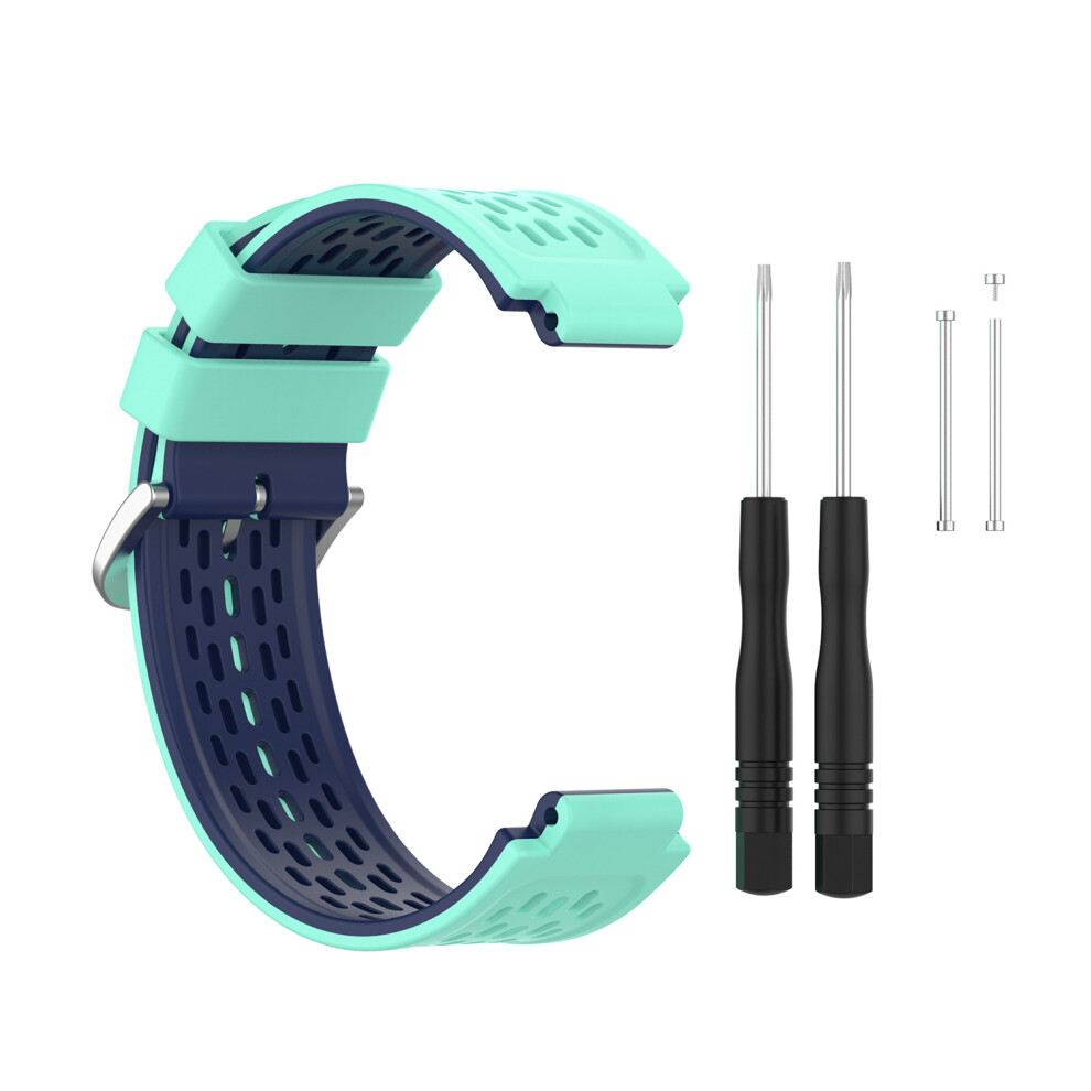 Watchband Silicone Garmin Forerunner 220/230/235/630/620/735Xt, Approach S20/S5/S6 Turquoise Green 7314280443536