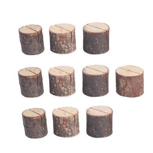 60 Holzklammern Mit Stabhalter Und -Design