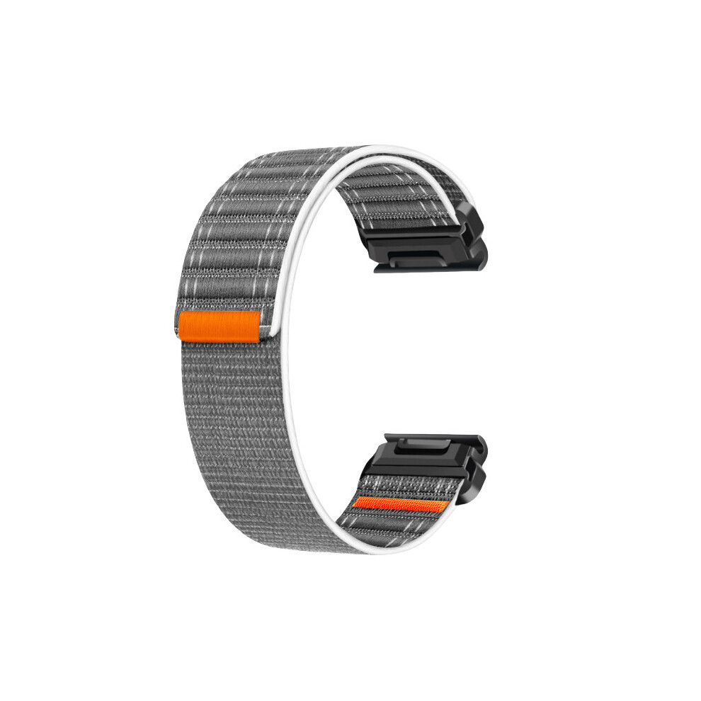 Nylon Watch Strap For Garmin Fenix 8/567X/Pro/Epix 935/965 22 Mm Grey 7314280783670