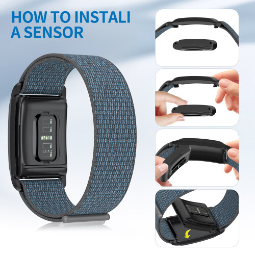 Uhrenarmband aus Nylon - Whoop 4.0 Grey 1