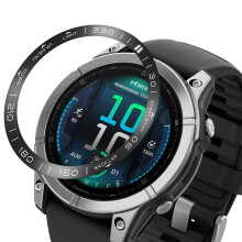 Pierścień ze stali nierdzewnej do Garmin Fenix 8 Black 51MM