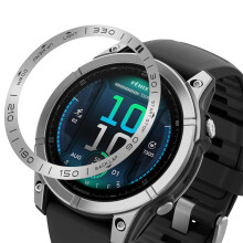 Pierścień ze stali nierdzewnej do Garmin Fenix 8 Silver 47MM