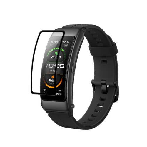 Προστατευτικό Οθόνης Κυρτό 3D για Huawei Band B6 - Μαύρο (2 τεμάχια)