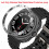 Rustfritt stål bezelring for Samsung Galaxy Watch Ultra Silver + Black 3