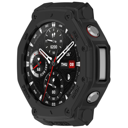 Θήκη Προστασίας Amazfit T-REX 3 με Ανοιχτό Σχεδιασμό - Μαύρη