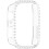 Huawei Watch Fit 3 Case with Diamond PC Hollow Protective Case Transparent 4